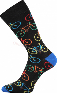 Fuski Boma Voxx Wearel Pánské klasické ponožky kola černé