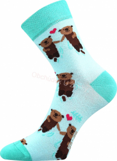 Fuski Boma Voxx  Dívčí ponožky nachová vydry