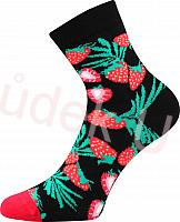 Fuski Boma Voxx DEDOT Dámské ponožky černé jahody