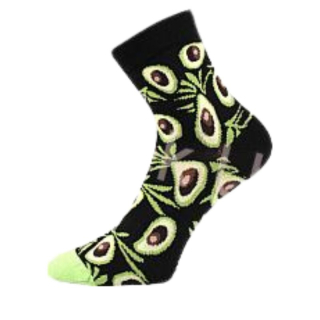 Fuski Boma Voxx DEDOT Dámské ponožky černé avokádo
