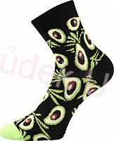 Fuski Boma Voxx DEDOT Dámské ponožky černé avokádo