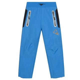 Kugo HK2622 Dětské softshellové kalhoty - flees -tyrkysová