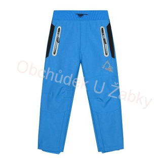 Kugo HK2622 Dětské softshellové kalhoty - flees -tyrkysová