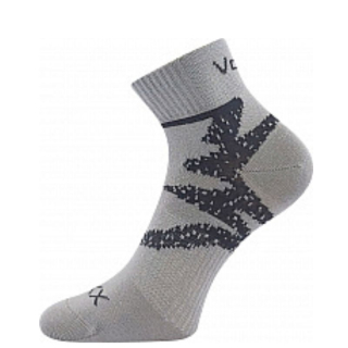 Fuski Boma Voxx Franz05  Dámské pánské ponožky sv.šedá