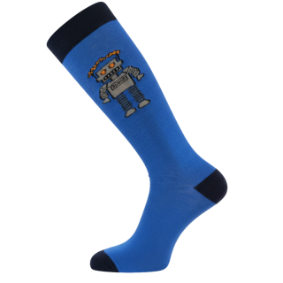 Fuski Boma Voxx Bivoj Chlapecké podkolenky modré robot