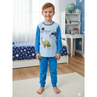 WOLF 2158 Pyžamo chlapecké modré