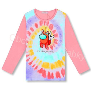 Kugo KT9936 Dívčí tričko růžové