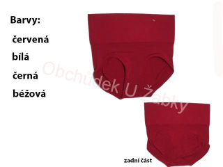 Greenice 6262 Dámské bezešvé stahovací bambusové kalhotky vysoký pas