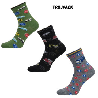 Rota B803 Chlapecké thermo klasické ponožky trojpack
