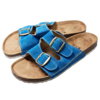 Dámské korkové pantofle modré Listar B888/9