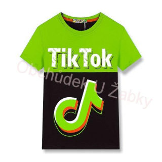 KUGO LC5967 Chlapecké tričko zelená/černá