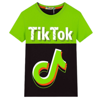 KUGO LC5967 Chlapecké tričko zelená/černá