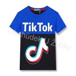 KUGO LC5967 Chlapecké tričko modrá/tm.modrá