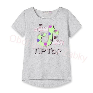 KUGO SC0368 Dívčí tričko šedé