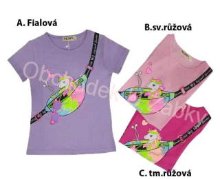 SEZON L6027 Dívčí tričko velikostní řada: 98-128