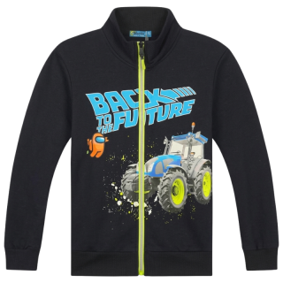 Kugo HV0676 Chlapecká mikina tm.modrá