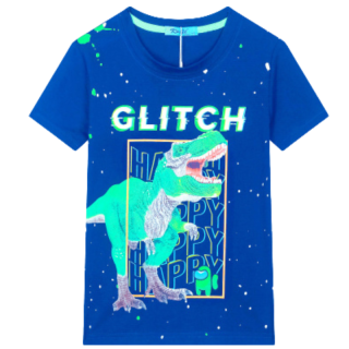 KUGO HC0683 Chlapecké tričko modré