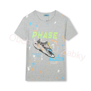 KUGO HC0705 Chlapecké tričko šedé