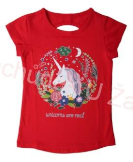 WOLF S2210B Dívčí tričko malinové