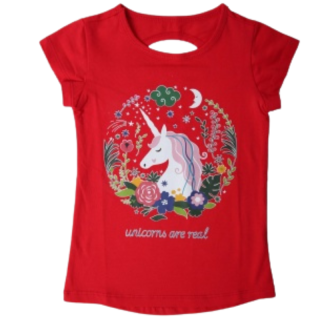 WOLF S2210B Dívčí tričko malinové