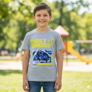 WOLF S2203B Chlapecké tričko šedé