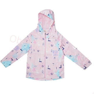 SEZON DC1432 Dívčí letní/jarní bunda sv.růžová velikostní řada:134-164