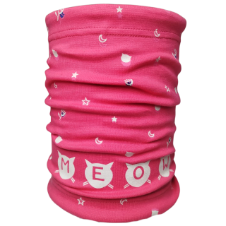 Rockino 6020 Dívčí bavlněný nákrčník (tunel) růžový