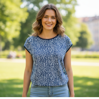 Dámské tričko Wolf D2222 tm.modré