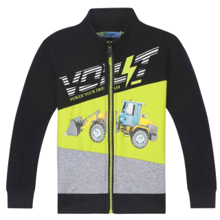 CHLAPECKÁ MIKINA černá Kugo HM0636