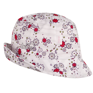 Dívčí klobouk Florida Dráče kytičky bílá