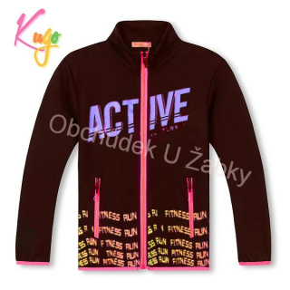 DÍVČÍ MIKINA tm.modrá Kugo SM0379