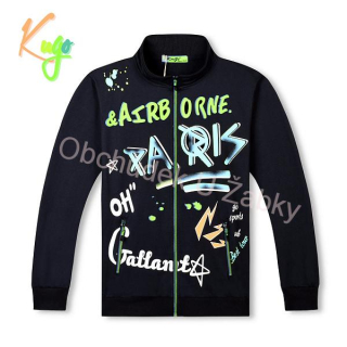 CHLAPECKÁ MIKINA černá Kugo MM1741