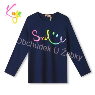 DÍVČÍ TRIČKO tm.modré Kugo KC9999