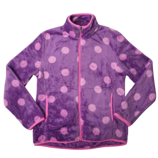 DÍVČÍ FLEESOVÁ MIKINA fialová Wolf B2243