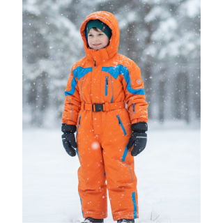 DĚTSKÁ ZIMNÍ KOMBINÉZA oranžová Echt HA06