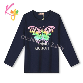 DÍVČÍ TRIČKO černé Kugo TM7225