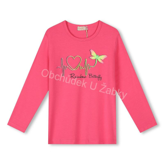 DÍVČÍ TRIČKO růžové Kugo KC9985