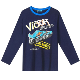 CHLAPECKÉ TRIČKO tm.modré Kugo MC3791