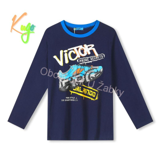 CHLAPECKÉ TRIČKO tm.modré Kugo MC3791