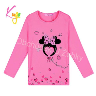 DÍVČÍ TRIČKO růžové Kugo TM7226Q