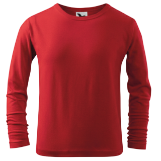 DĚTSKÉ TRIČKO červené Malfini Fit-T LS