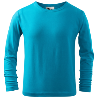 DĚTSKÉ TRIČKO tyrkysové Malfini Fit-T LS