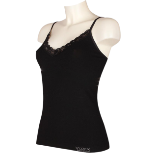 DÁMSKÁ BAMBUSOVÁ KOŠILKA s krajkou černá Voxx BS012