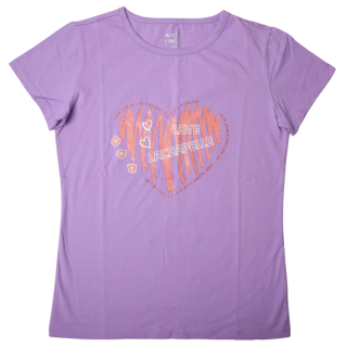 DÍVČÍ TRIČKO fialové Wolf S2312A