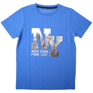 CHLAPECKÉ TRIČKO modré Wolf S2303