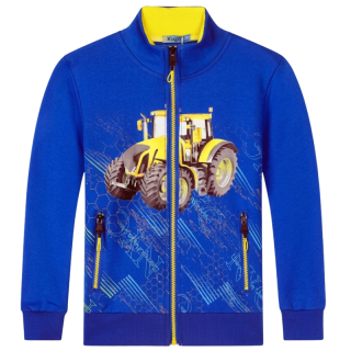 CHLAPECKÁ MIKINA modrá Kugo HM0741