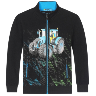 CHLAPECKÁ MIKINA černá Kugo HM0741