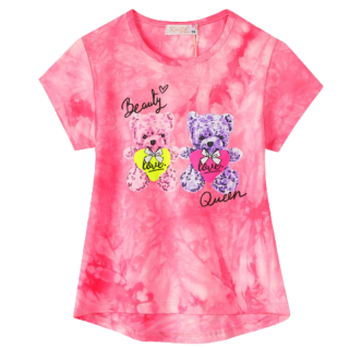 DÍVČÍ TRIČKO růžové Kugo HC9271