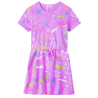 DÍVČÍ ŠATY fialové Kugo CS1026