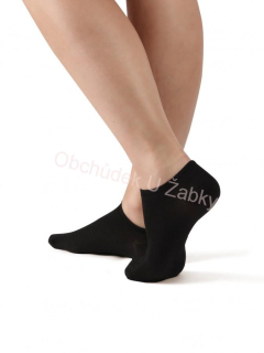 Dámské kotníkové ponožky černá Nela Evona